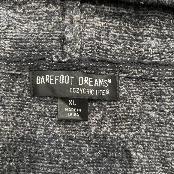 Cozy Soft Barefoot Dreams CozyChic Lite Hooded Cardigan Sweater - Picture 6 of 6